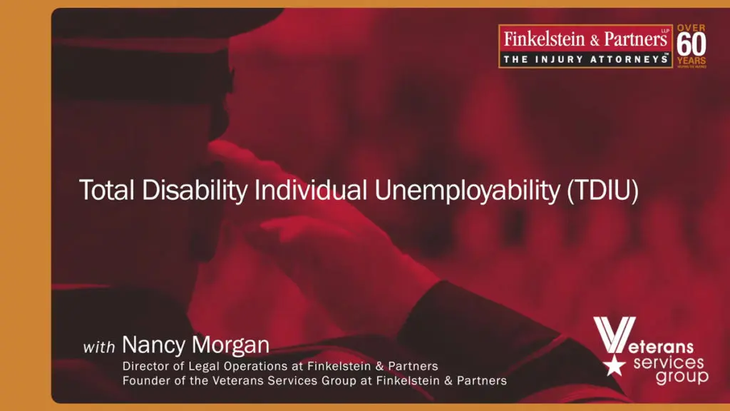 TDIU video thumbnail with title