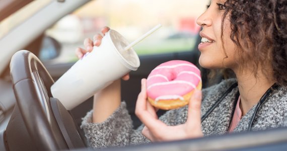 Should Eating While Driving be Illegal?
