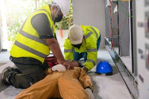 Construction site accident injury