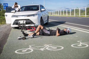Who caused your bicycle accident in New York?