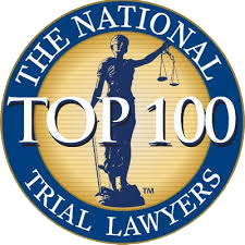 national trial lawyers top 100 badge